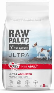 VetExpert Raw Paleo Ultra Beef Mini Adult 2kg