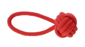 Dingo Zabawka Piłka Pleciona z Rączką 6,5x22cm C-Z