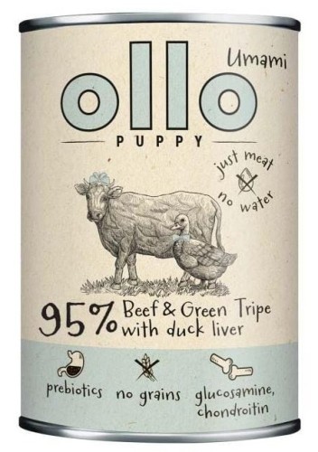Ollo Umami Puppy Wołowina i Żwacze 400g