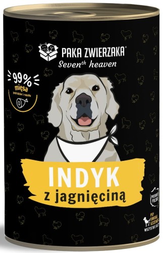 Paka Zwierzaka Mokra Indyk Jagnięcina 400g