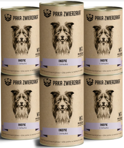 Paka Zwierzaka Mokra Indyk Żurawina 6x400g