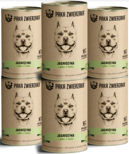 Paka Zwierzaka Mokra Jagnięcina Jabłko Mięta 6x400g