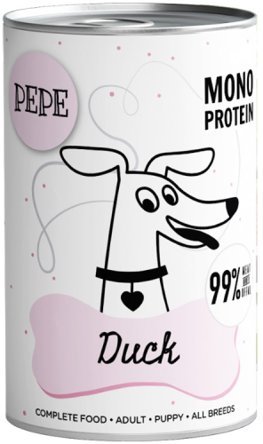 Paka Zwierzaka Mokra Pepe Duck 400g