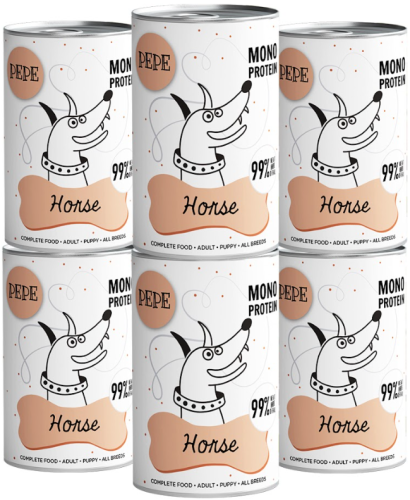 Paka Zwierzaka Mokra Pepe Horse 6x400g