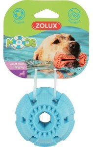 ZOLUX Zabawka TPR MOOS piłka 9,5 cm kol. niebieski