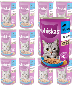 Whiskas Mokra Tuńczyk w galaretce 12x400g