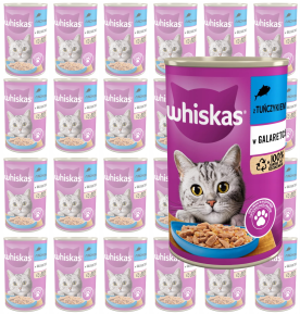Whiskas Mokra Tuńczyk w galaretce 24x400g