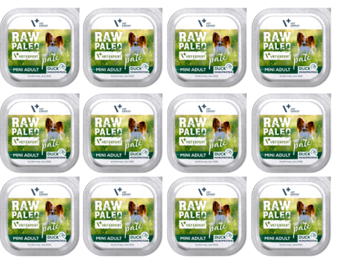 VetExpert Raw Paleo Pate Mini Adult Duck 12x150g