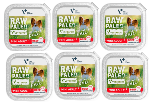VetExpert Raw Paleo Pate Mini Adult Beef  6x150g