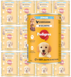 PEDIGREE Mokra Junior Kurczak 12x400g