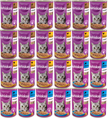 Whiskas Mokra Adult Mix smaków