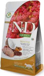 Farmina N&D Cat Quinoa Skin Coat Quail 300g