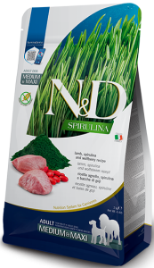 Farmina N&D Dog Spirulina Lamb Adult Medium Maxi 2kg