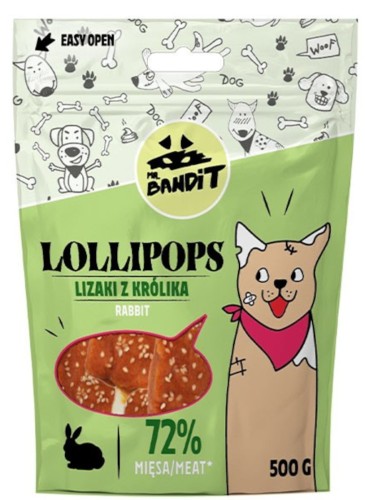 Mr.Bandit Lollipops Rabbit 500g