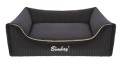 BIMBAY Kanapa Sztruks 2 80x65 Czarna