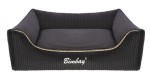 BIMBAY Kanapa Sztruks 2 80x65 Czarna