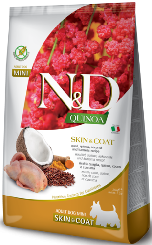Farmina ND Dog Quinoa Skin Coat Quail Mini 2,5kg