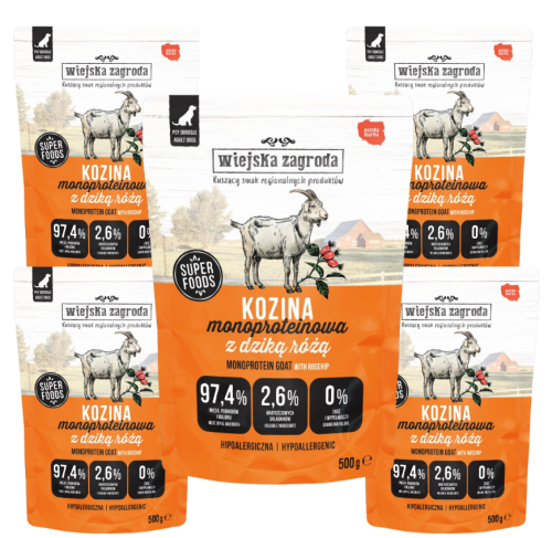 Wiejska Zagroda Saszetka Mono Kozina 5x500g