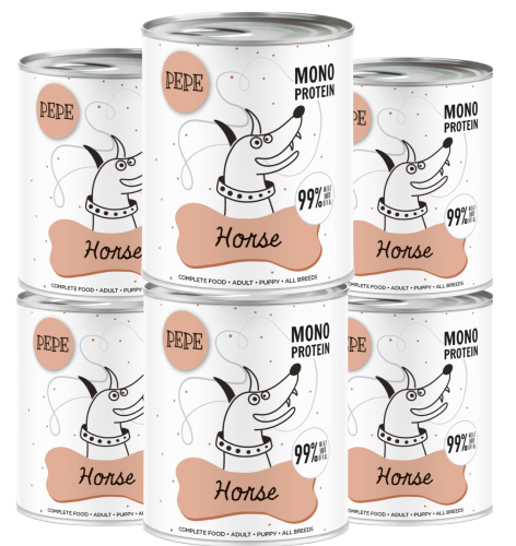 Paka Zwierzaka Mokra Pepe Horse 6x800g