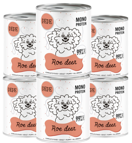 Paka Zwierzaka Mokra Pepe Roe Deer 6x800g