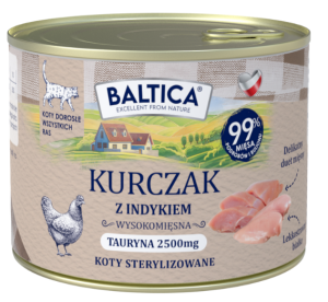Baltica Kot Mokra Kurczak Indyk 185g