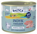 Baltica Kot Mokra Indyk Królik 6x185g