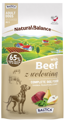 Baltica Natural & Balance Beef M/L 3kg