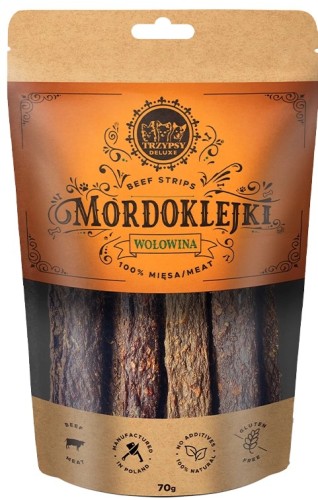 TrzyPsy Mordoklejki Wołowina 70g
