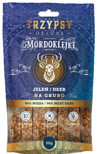 TrzyPsy Mordoklejki na Grubo Jeleń 80g