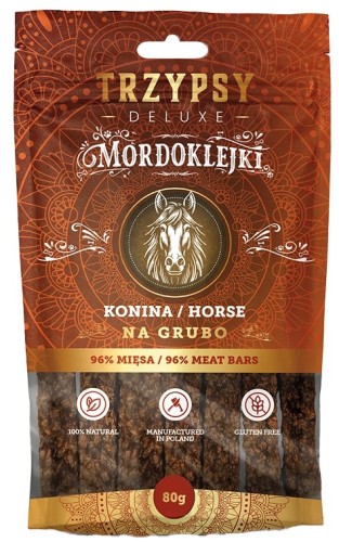 TrzyPsy Mordoklejki na Grubo Konina 80g