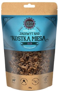 TrzyPsy Zachwyt nad Kostką Mięsa Jeleń 70g
