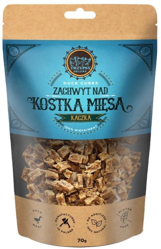 TrzyPsy Zachwyt nad Kostką Mięsa Kaczka 70g
