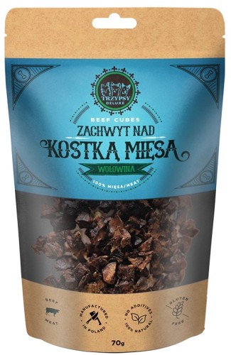 TrzyPsy Zachwyt nad Kostką Mięsa Wołowina 70g