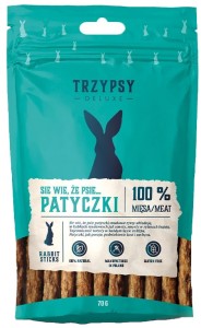 TrzyPsy Patyczki Królik 70g