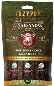 TrzyPsy Napsanosy Jagnięcina 80g