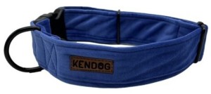 KENDOG Velvet Indygo Obroża S 2,5cm 30-45cm 