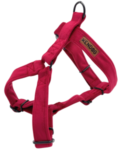 KENDOG Velvet Red Szelki Guard M 2,5cm 45-65cm