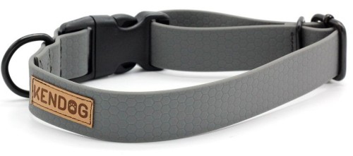 KENDOG PVC Gray Obroża M 2,5cm 40-70cm
