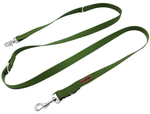 KENDOG PVC Khaki Smycz 200cm 2,5cm