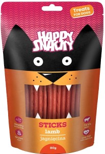 Happy Snacky Patyczki Jagnięcina 80g