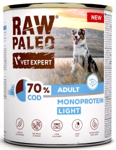 VetExpert Raw Paleo Dog Adult Cod 800g