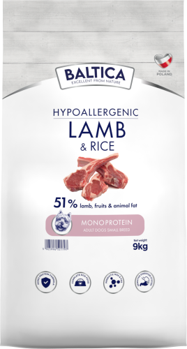 Baltica Mono Adult Lamb Rice S 9kg