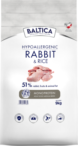 Baltica Mono Adult Rabbit Rice M 9kg