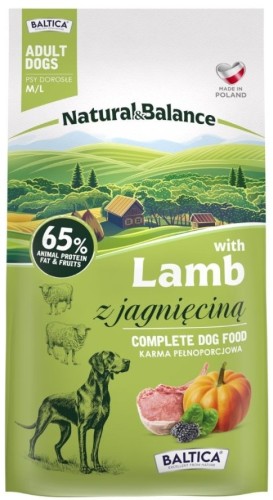 Baltica Natural & Balance Lamb M/L 9kg