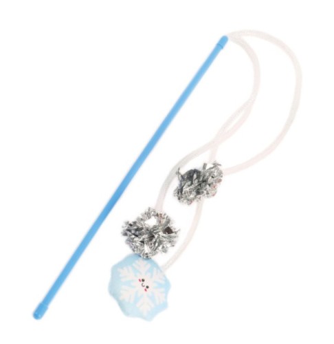 BUBA Zabawka Święta Kot Wędka Śnieżynki