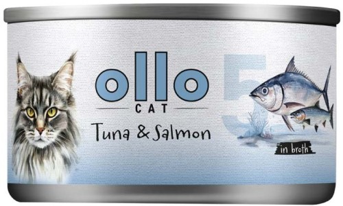 Ollo Cat 5 Tuna Salmon 70g