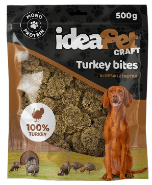 IdeaPet Craft Turkey Bites 500g