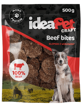 IdeaPet Craft Beef Bites 500g