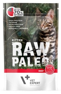 VetExpert Raw Paleo Cat Kitten Beef 100g