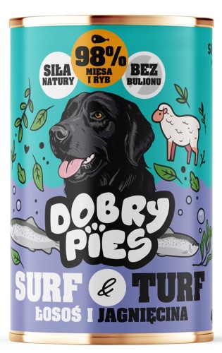 Dobry Pies Łosoś Jagnięcina 400g